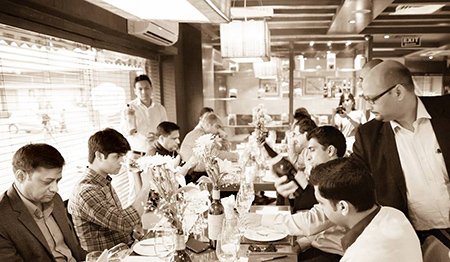 At the Gusto tasting