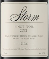 1. Storm Wines Moya’s Pinot Noir 2013, Hamel en Aarde Valley 